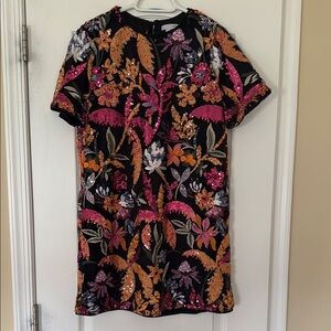 Baltic Born Black and Multicolor Sequin Mini Dress